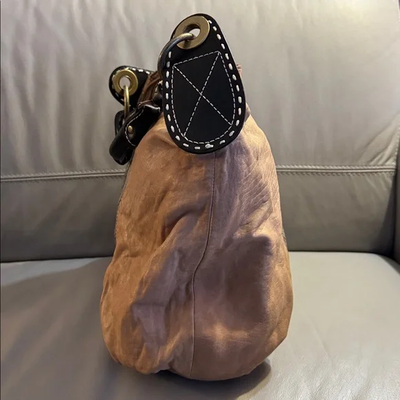 Cynthia Rowley Tan Leather Snake Women's Bag - Picture 3 of 6